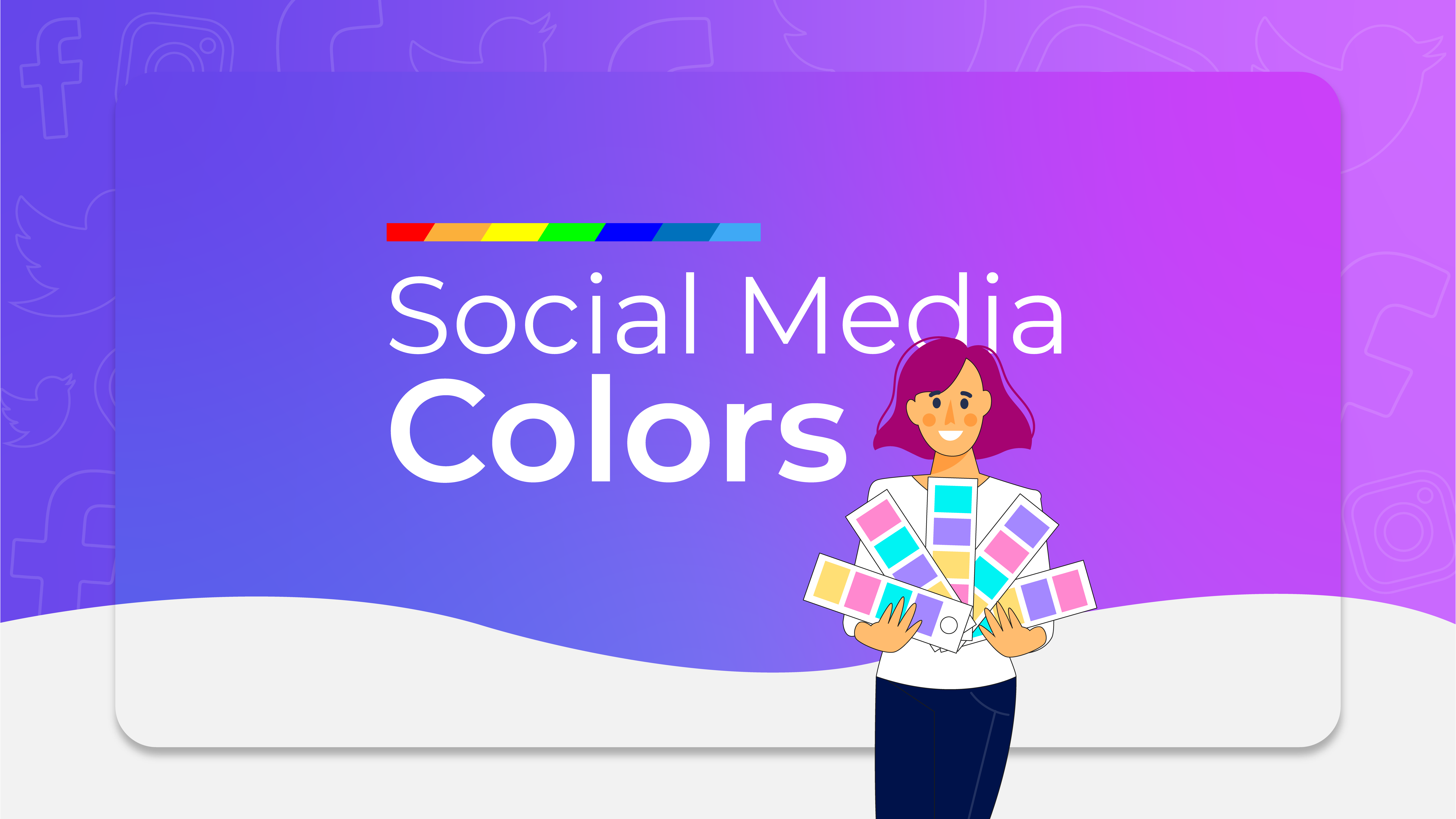 Social Media Colors C180 Agency Social Media Strategy.